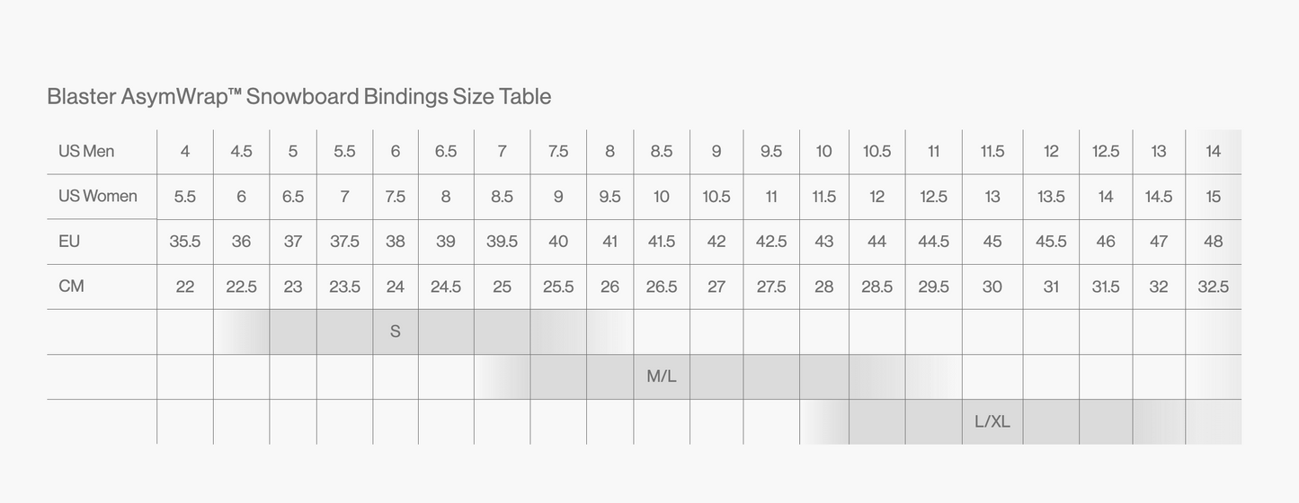 Bataleon Blaster AsymWrap™ Snowboard Bindings