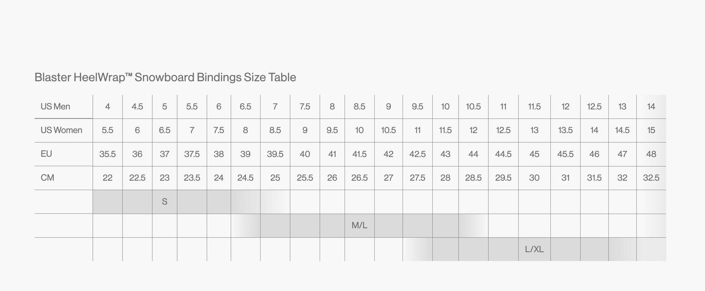 Bataleon Blaster HeelWrap™ Snowboard Bindings