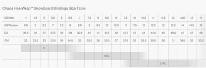 Bataleon Chaos HeelWrap™ Snowboard Bindings
