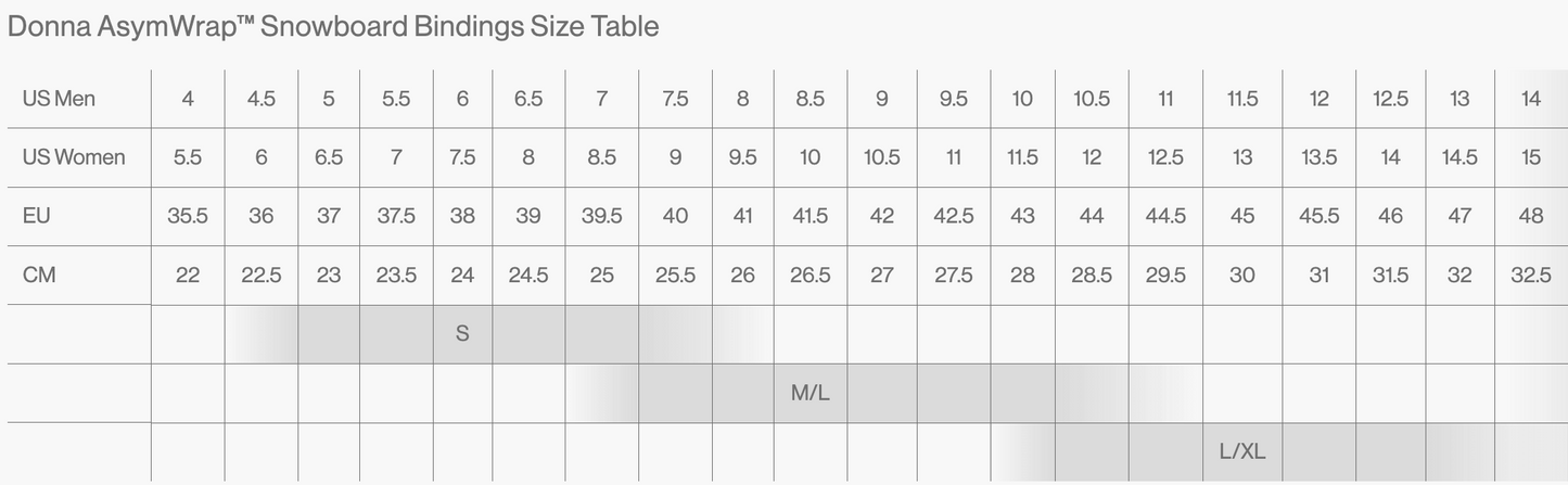 Bataleon Donna AsymWrap™ Womens Bindings